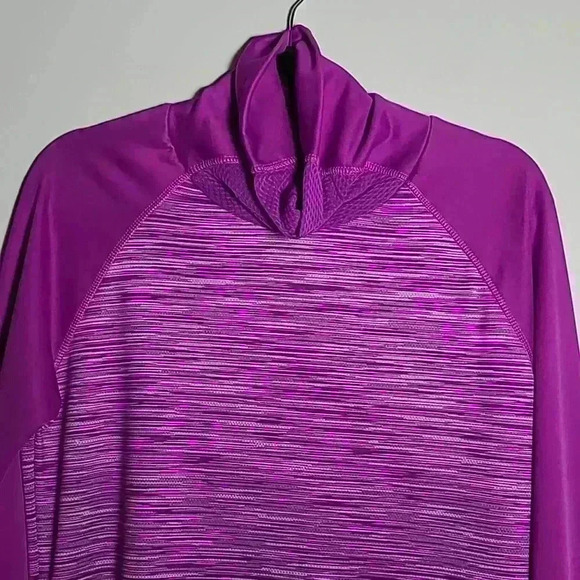 RBX Active Women's Cowl Neck Sweatshirt Thumb Holes Purple Size XLarge - Picture 3 of 12